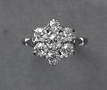 Daisy Cluster Engagement Ring Circa 1925